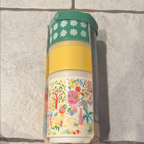 Roller Rabbit Floral Snackle Stack Containers - Picture 2 of 2